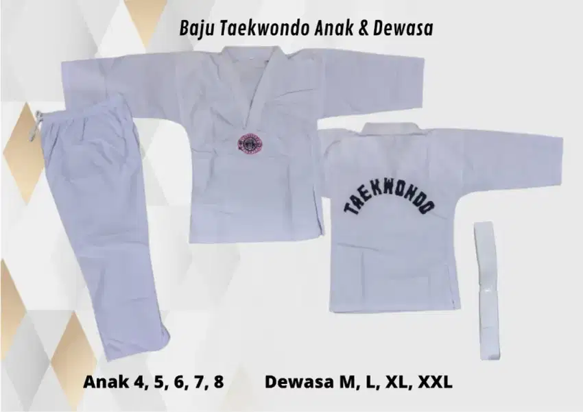 BAJU SETELAN TAEKWONDO