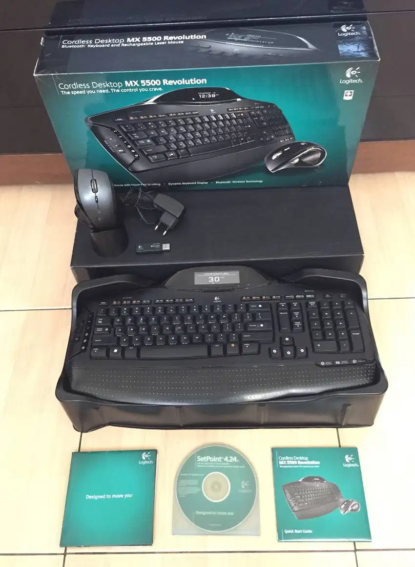Keyboard & Mouse Logitech MX 5500 Revolution Cordless Desktop
