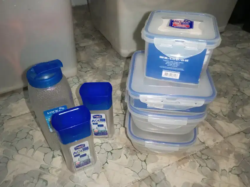 Tempat minum dan tempat makan lock n lock