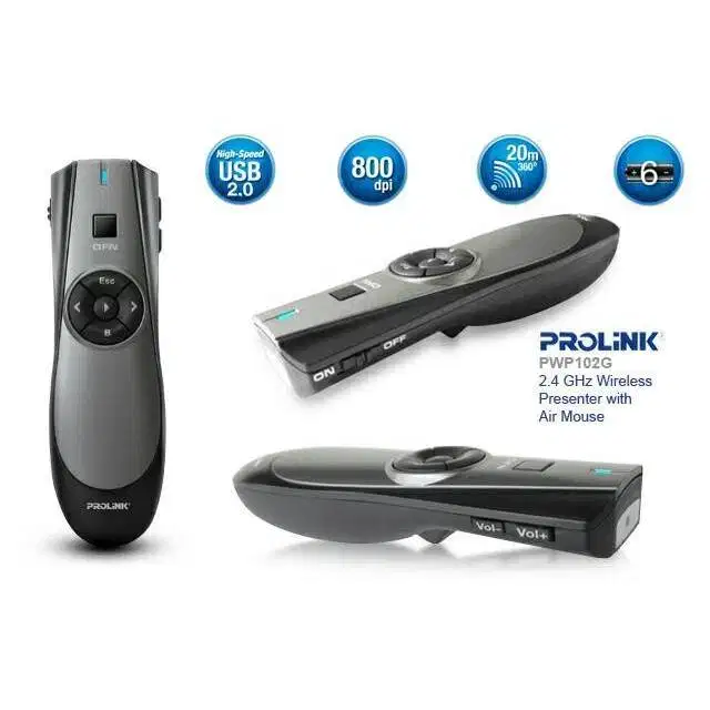 Pointer Prolink Wireless Presenter Pwp 102G