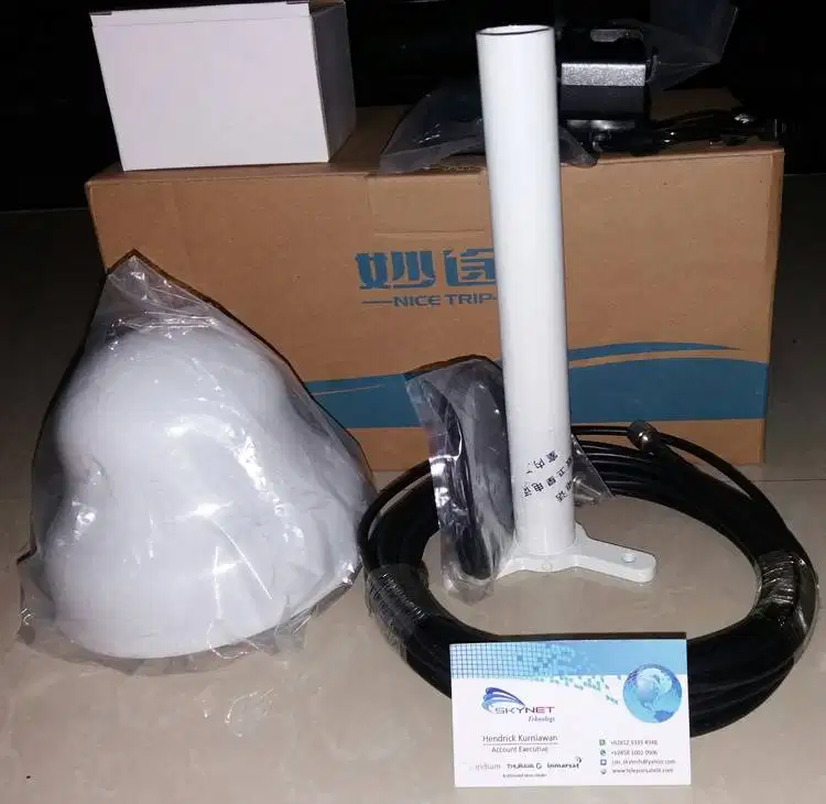 Outdoor Antenna untuk Telepon Satelit Inmarsat, Iridium dan Thuraya