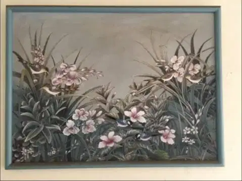 LUKISAN  BURUNG  DAN  BUNGA