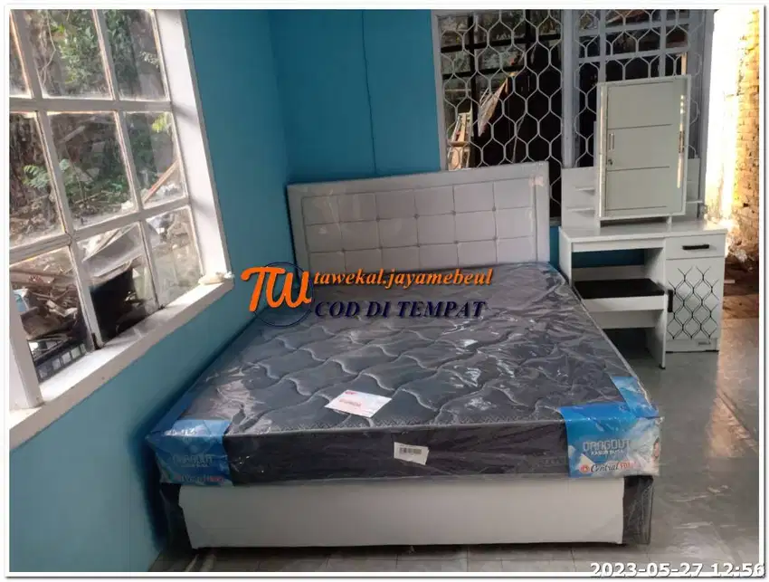 COD FUL SET KASUR BUSA CENTRAL TINGGI 20 CM GARANSI 10 THN SET DIVAN