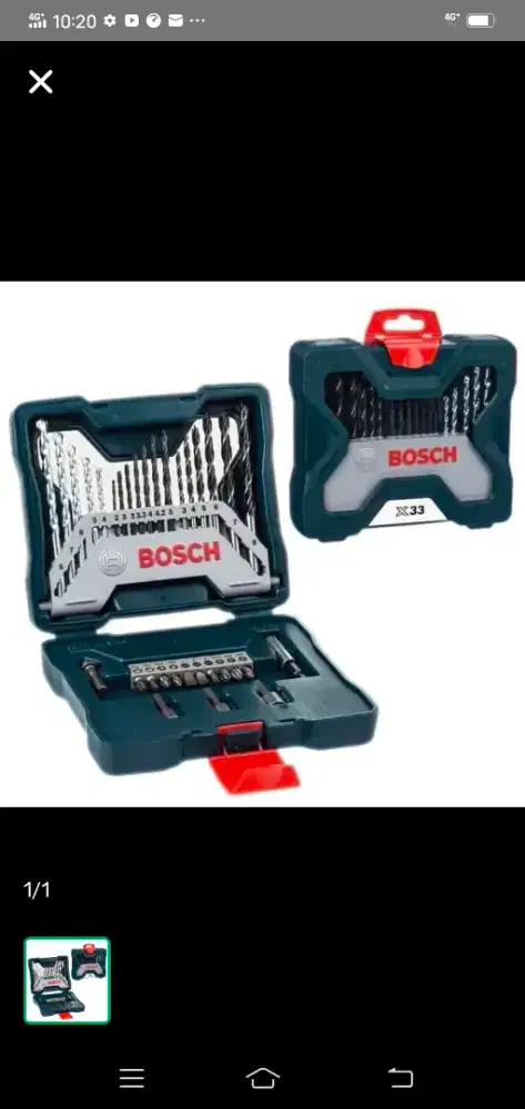 (RUMAH TEKNIK JOGJA)Satu set mata bor besi kayu dan mata obeng