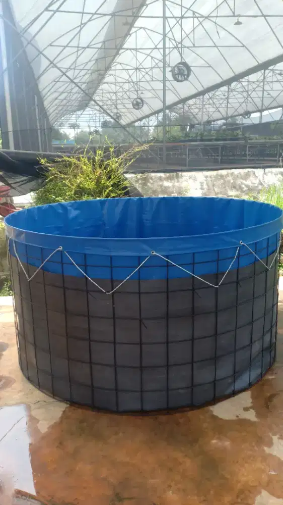 Terpal Orchid Kolam Bundar Bioflok