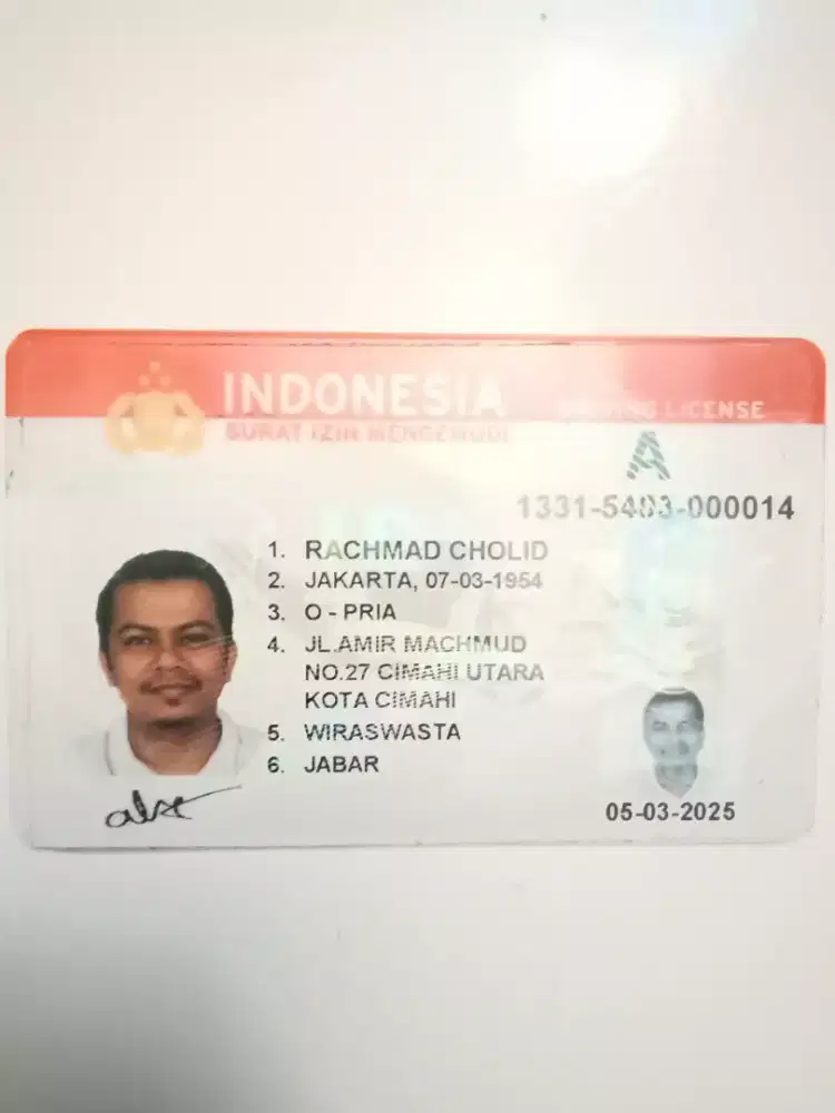 Driver SIM A,berpengalaman membawa mobil manual maupun matic l