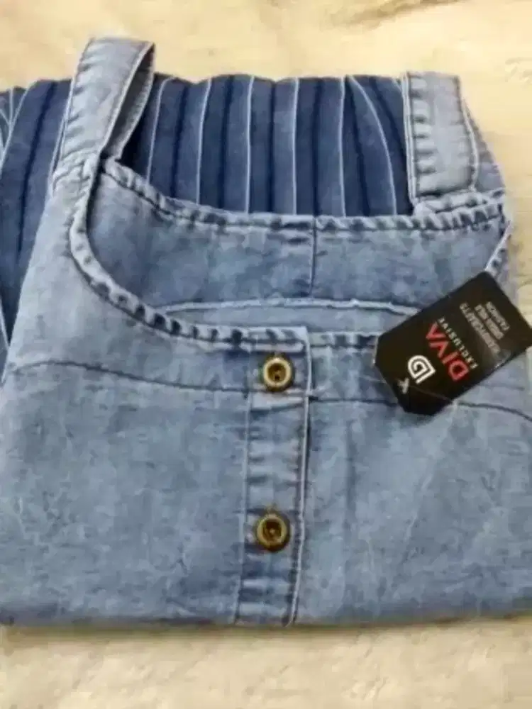 Overall jeans wash prisket