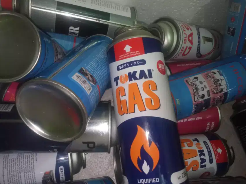 Kaleng Gas Kompor Portabel Refill isi ulang