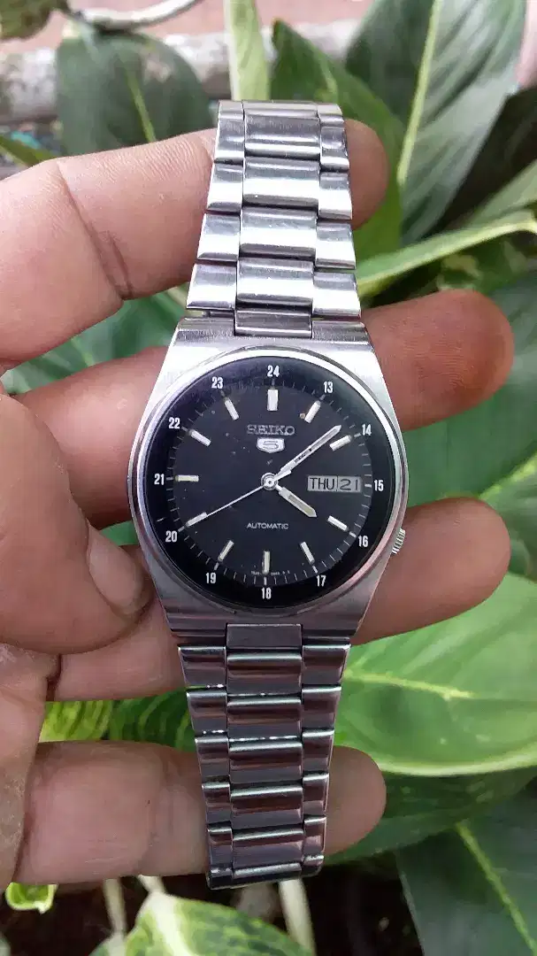 Seiko 5 Black Automatic 7s26