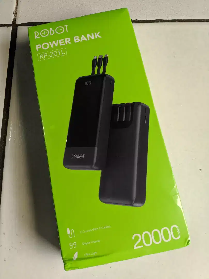 Power Bank Robot RP-201L kap 20.000 mAh