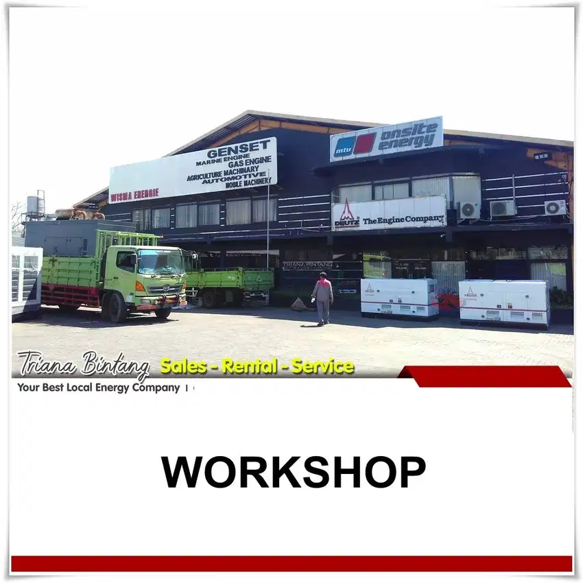 Genset 150kVA Deutz Open Silent Diesel
