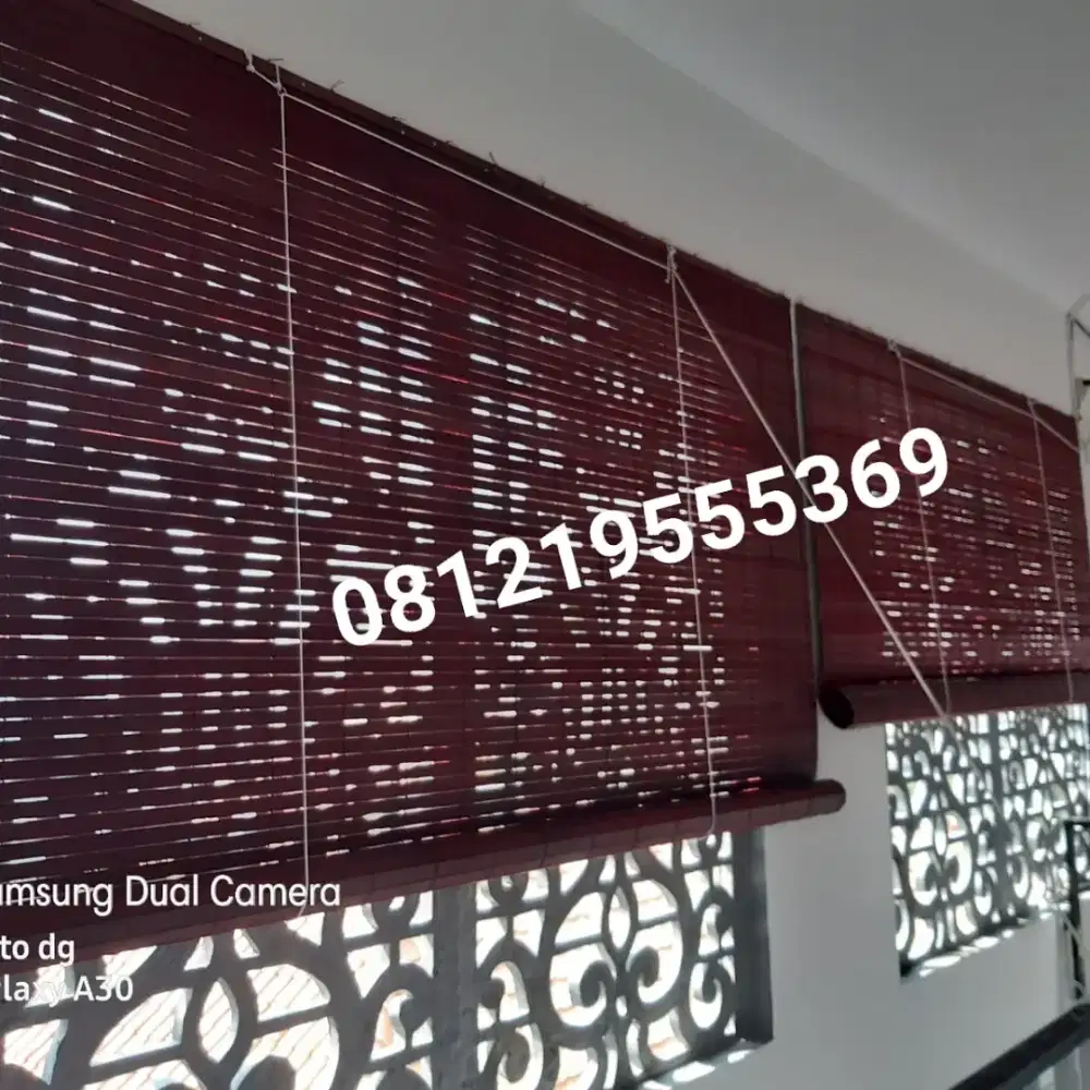 Krey kayu ramen motif