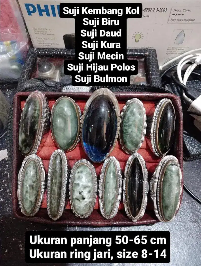 Batu Obsidian Suji Motif