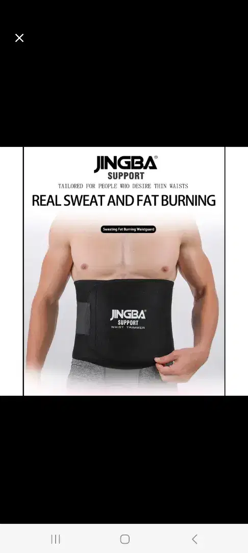 Korset Perut Pria & Wanita Merk JINGBA (XL)