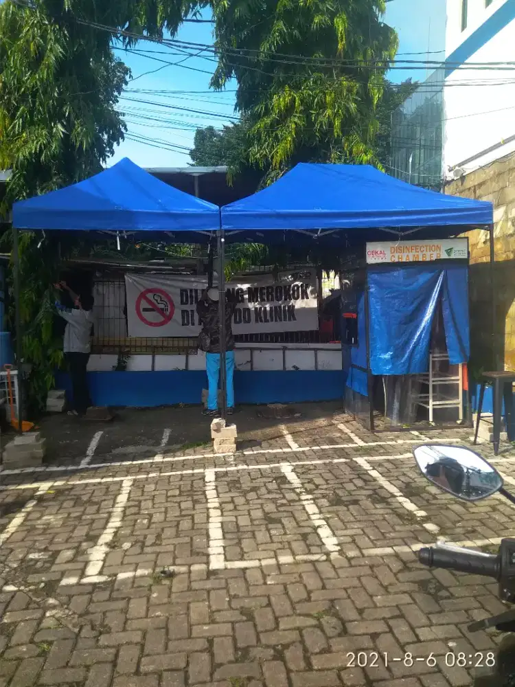 Tenda cafe outdooryang praktis