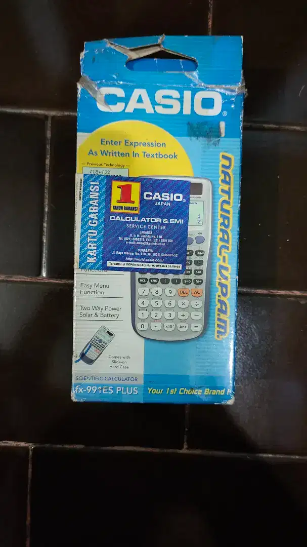 DIJUAL KALKULTOR NATURAL V.P.A.M CASIO