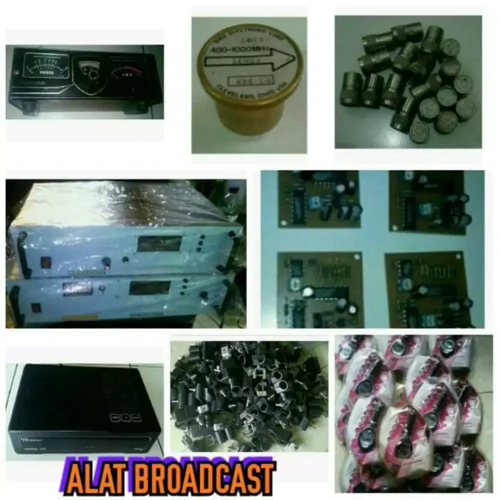 SwrOscerblock SlugBird DummyLoad STL Enkoder ModulatorTv Fm ClampFeder