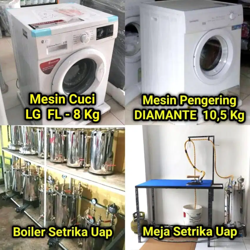 PERLENGKAPAN USAHA LAUNDRY|MESIN CUCI|Mesin Pengering | COD