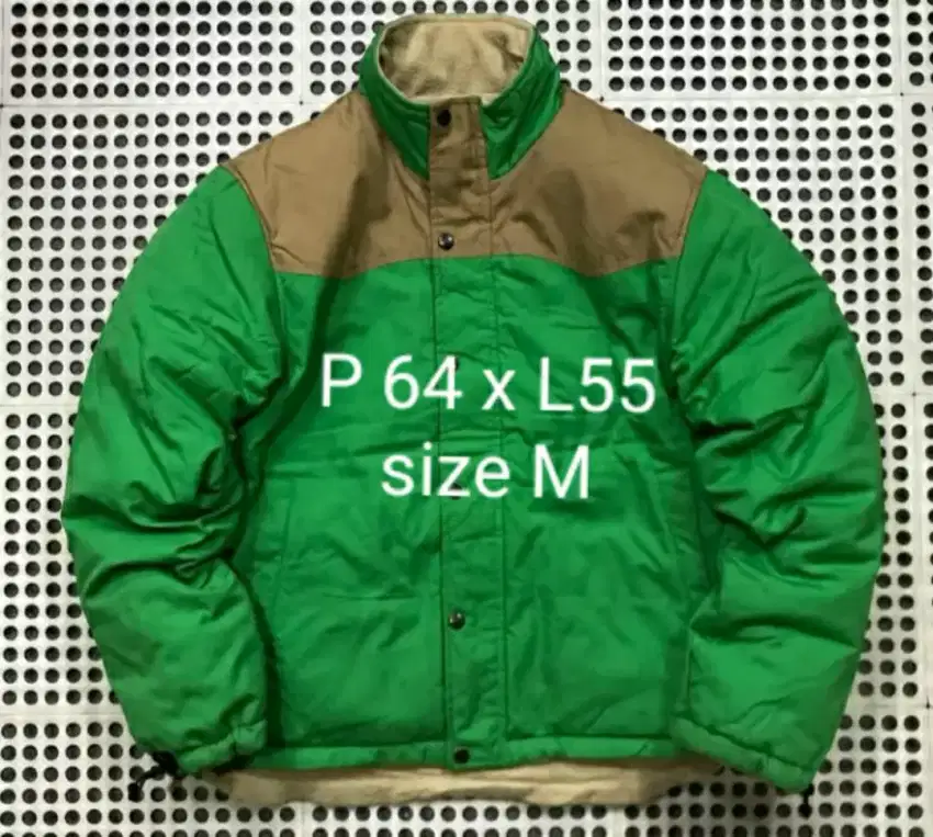 Jacket down revesible polar fleece crossfader