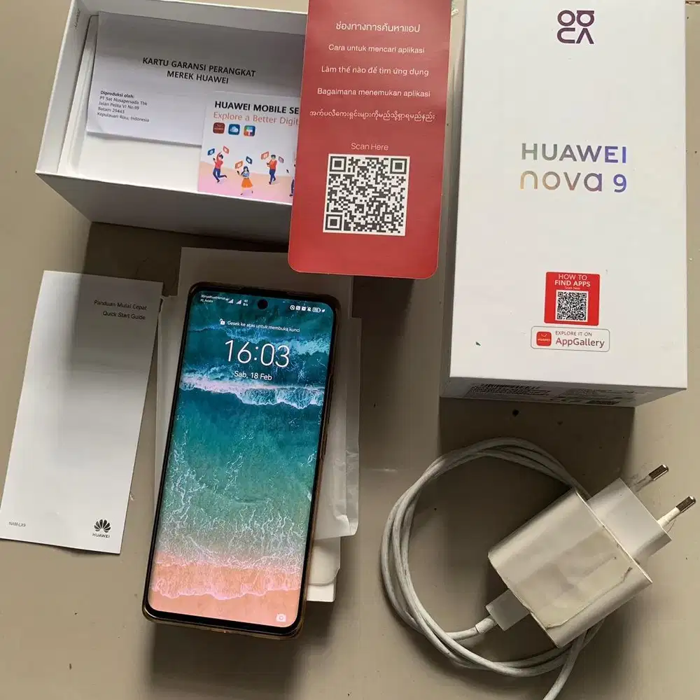 Huawei Nova 9 dengan OS Harmony