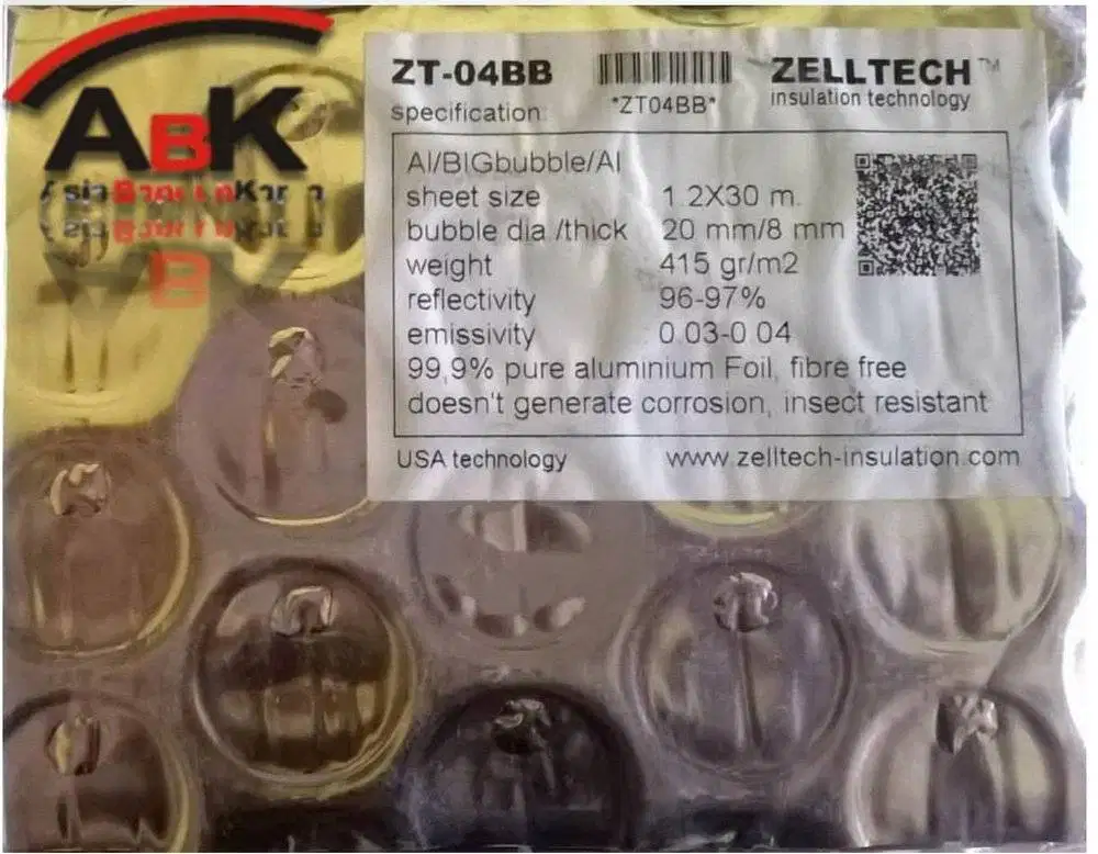 ALUMINIUM FOIL ZELTECH ZT-04BB + JASA PASANG HARGA BEDA