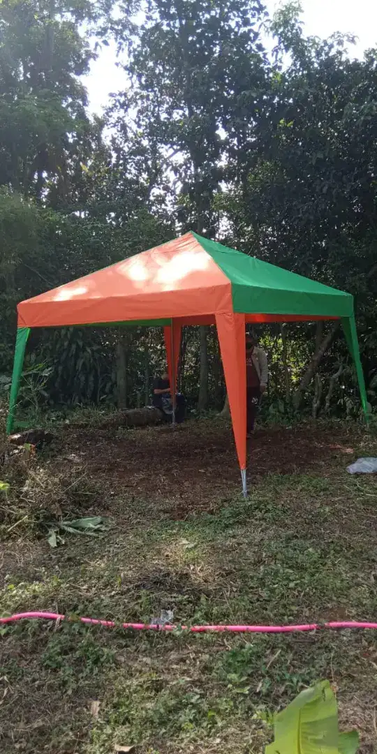 READY TENDA CAFE PIRAMID UNTUK LAPAK JUALAN.