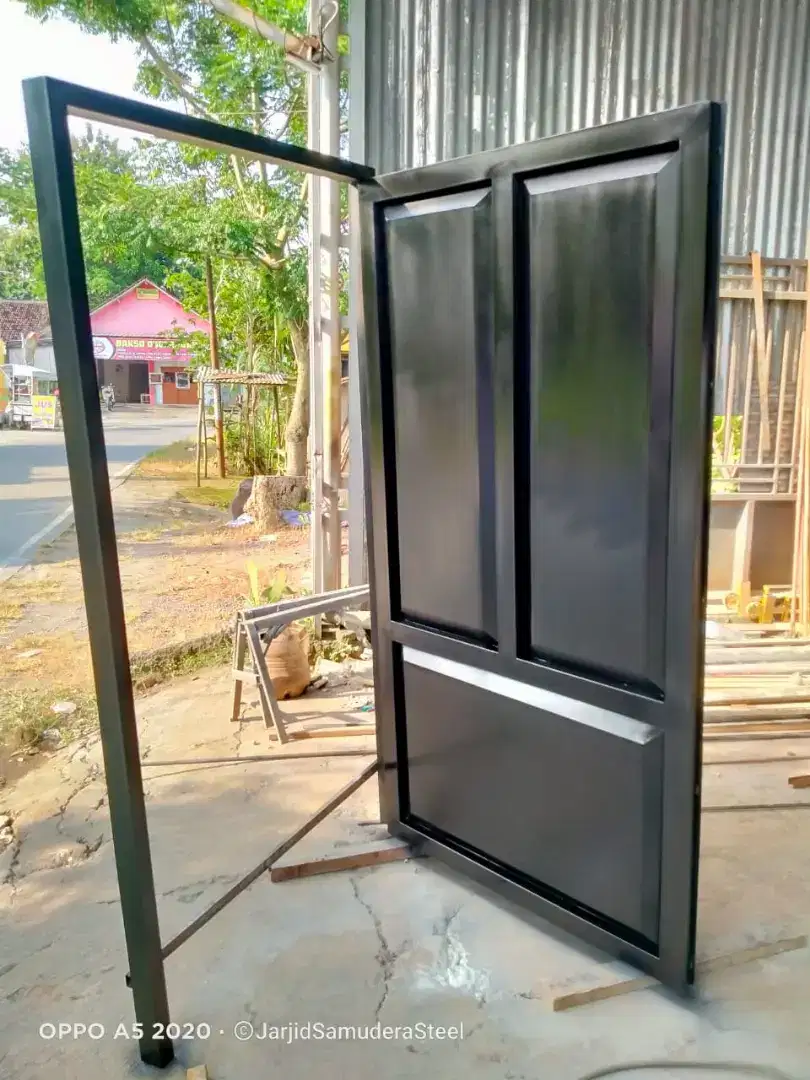 Pintu baja besi galvanis
