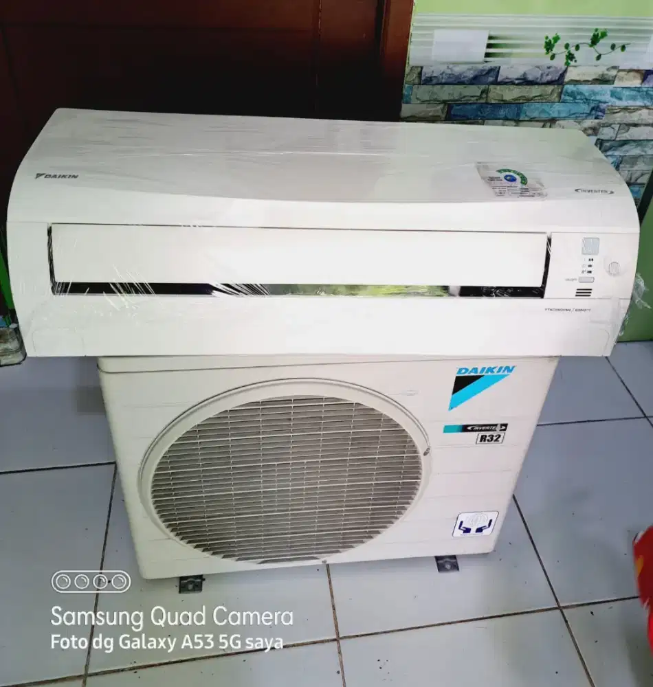 Ac daikin 1 pk r32 inverter original +psang+ grnsi2 bln