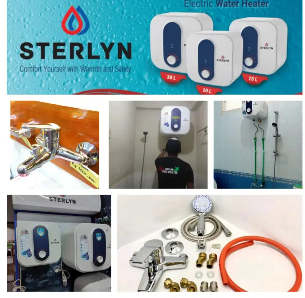 water heater listrik lengkap