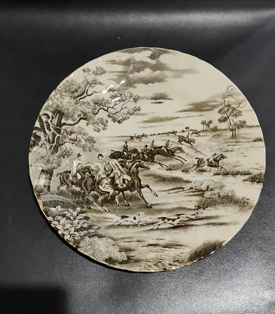 Piring Antik Hand Painted