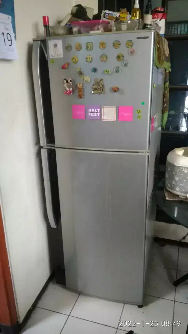 Kulkas freezer Sharp 2 pintu jumbo SJ-350NLV