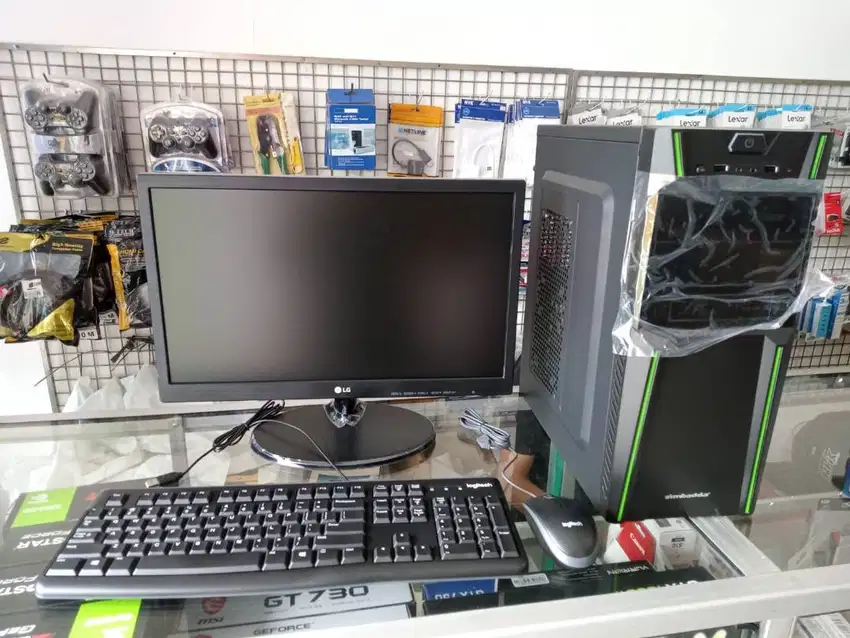 Pc Komputer Rakitan Core i3 10100f | 8Gb | 512Gb | Vga GT610