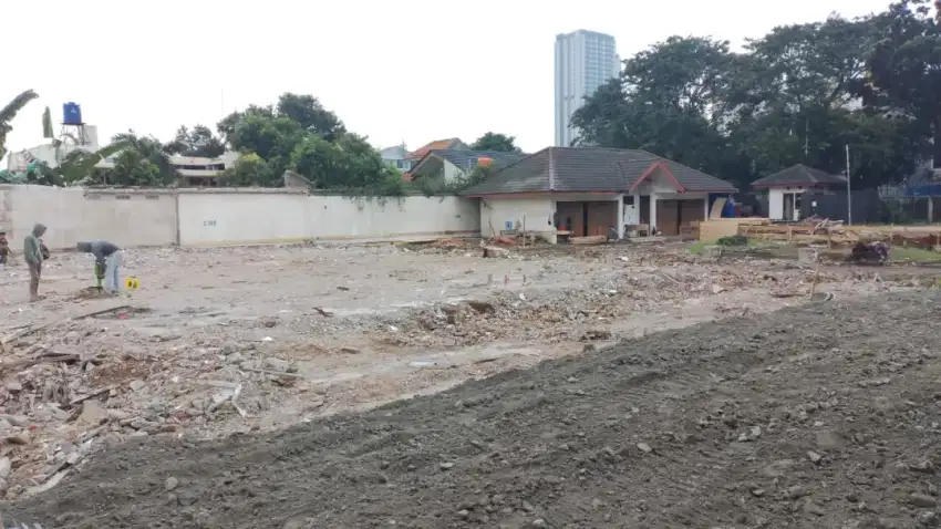 Cut and fill hotmix aspal jalan paving beton turap cor land clearing