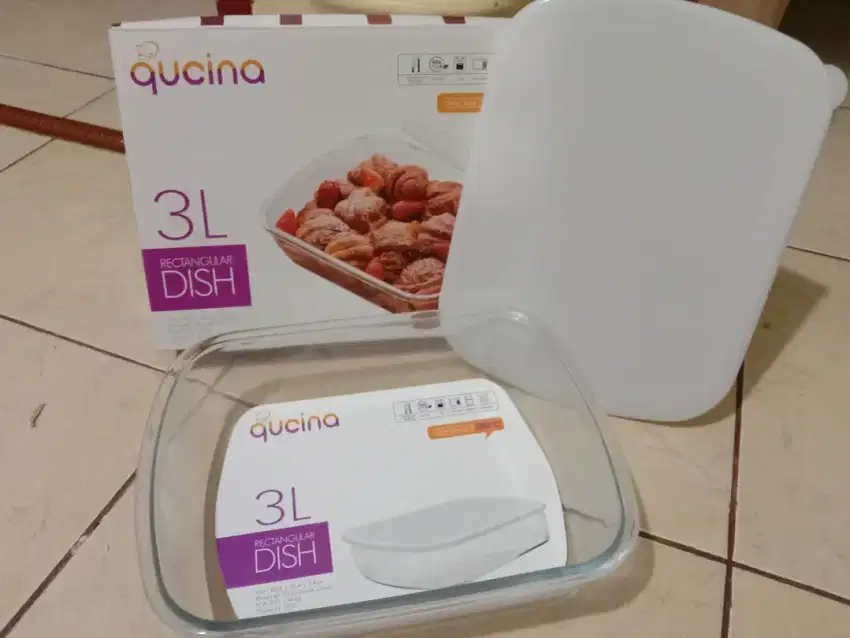 Qucina Rectangular Dish 3L