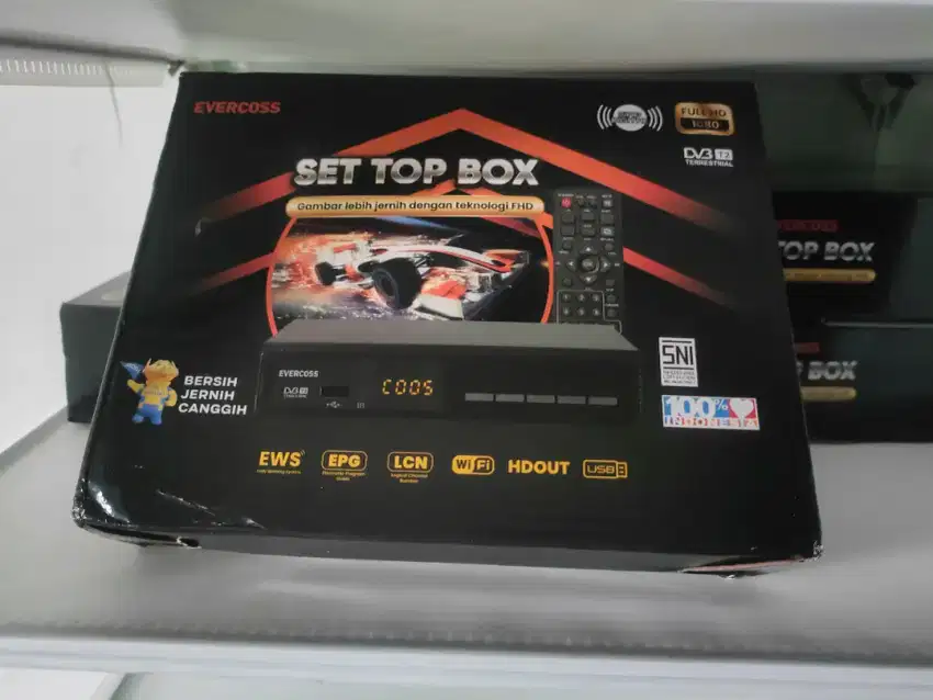 Set top box stb Evercoss tv digital