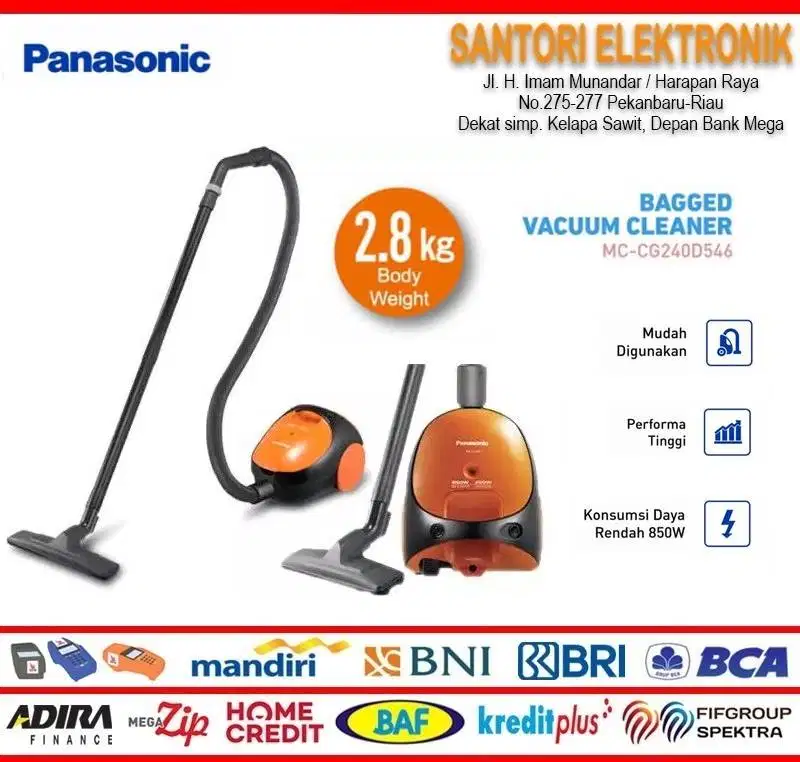 PROMO VACUUM CLEANER MC CG240D546 PANASONIC