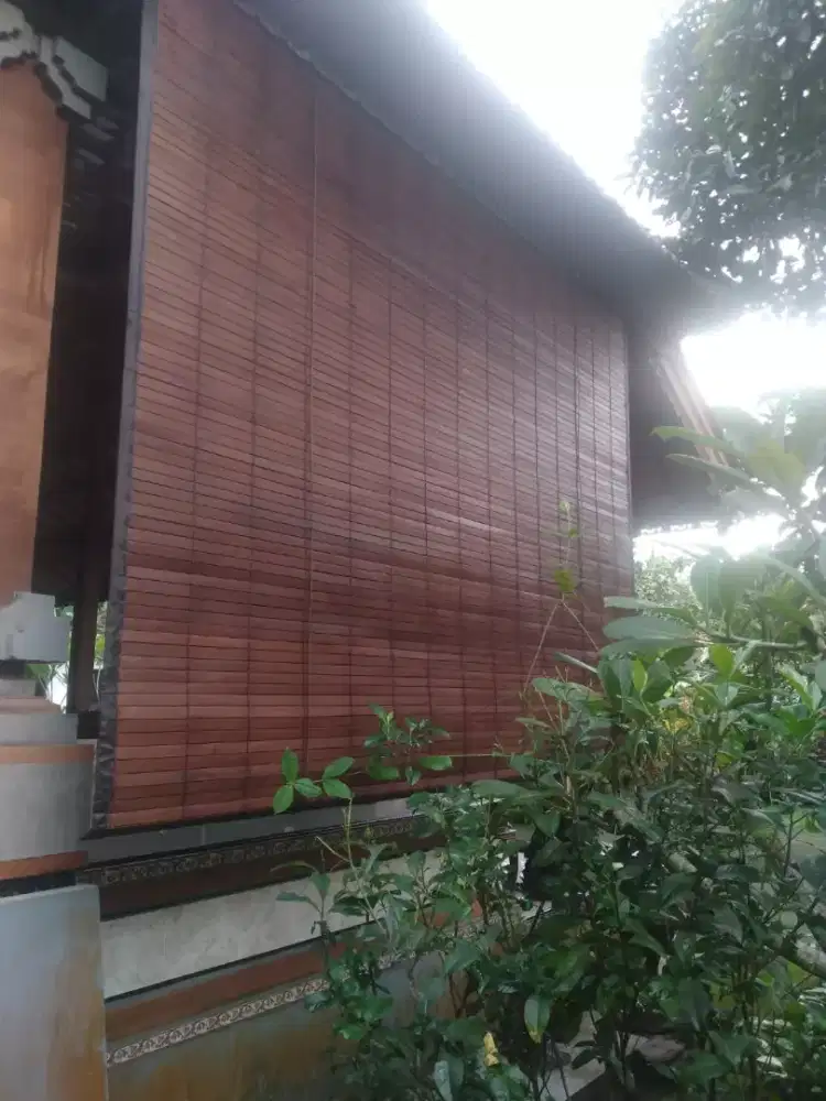 Krey/tirai kayu bengkirai