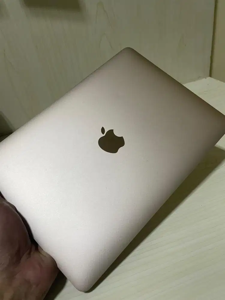 macbook retina 12 A1534 2016 warna gold mulus matot