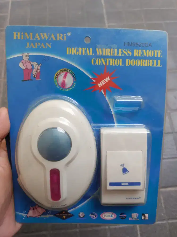 Himawari digital wireless door bell bel rumah wireless