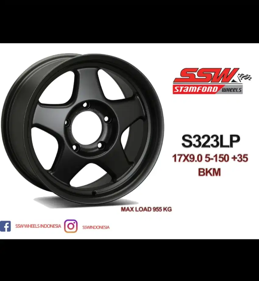 Velg land cruiser ssw 323 bradley takumi r17 5x150 lbr9 et35