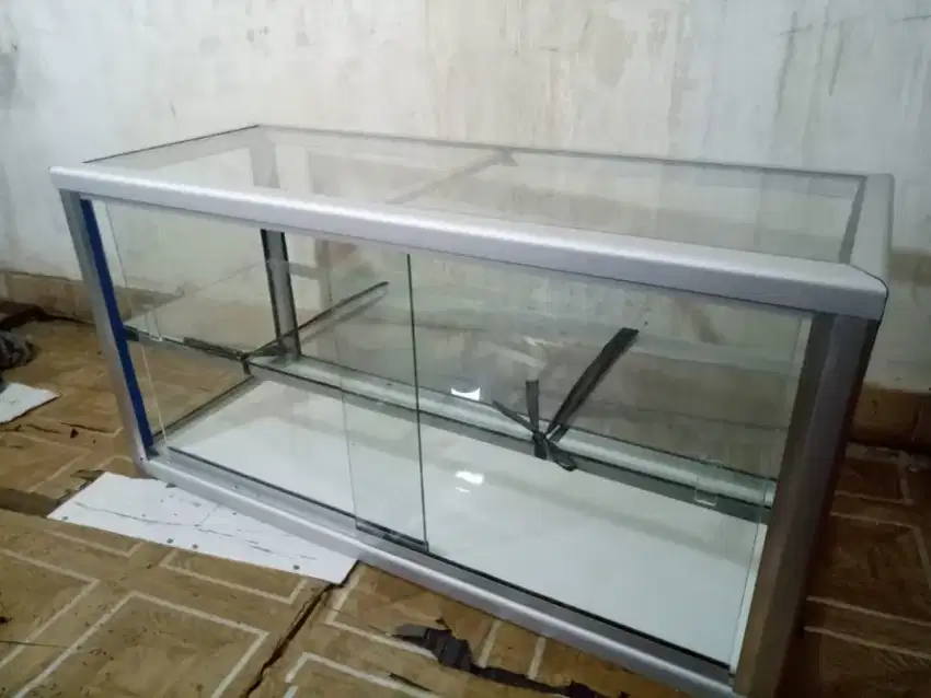Etalase untuk dagang makanan matang ukuran 100 x 35 x60