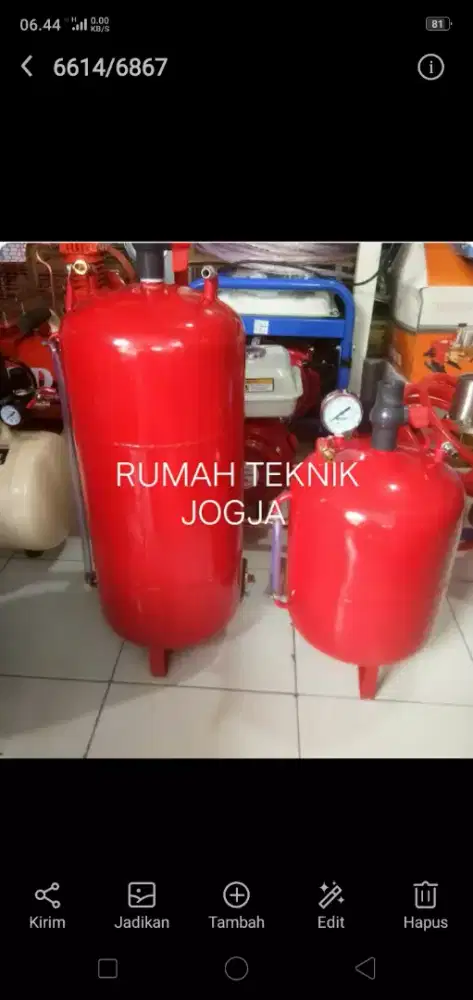 (rumah teknik jogja)tabung salju, 10, 20 liter