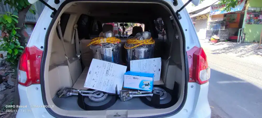 Setrika Uap Gas Laundry