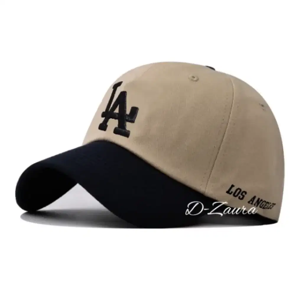 Topi Baseball Motif L.A