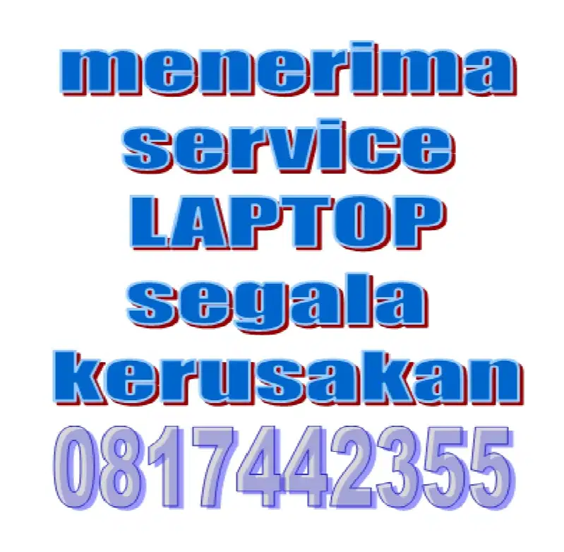 menerima service laptop mati layar pecah keyboard error rusak dll