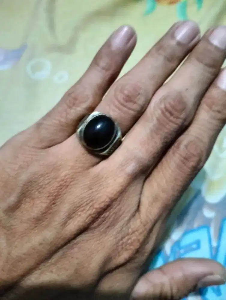batu akik hitam clasik