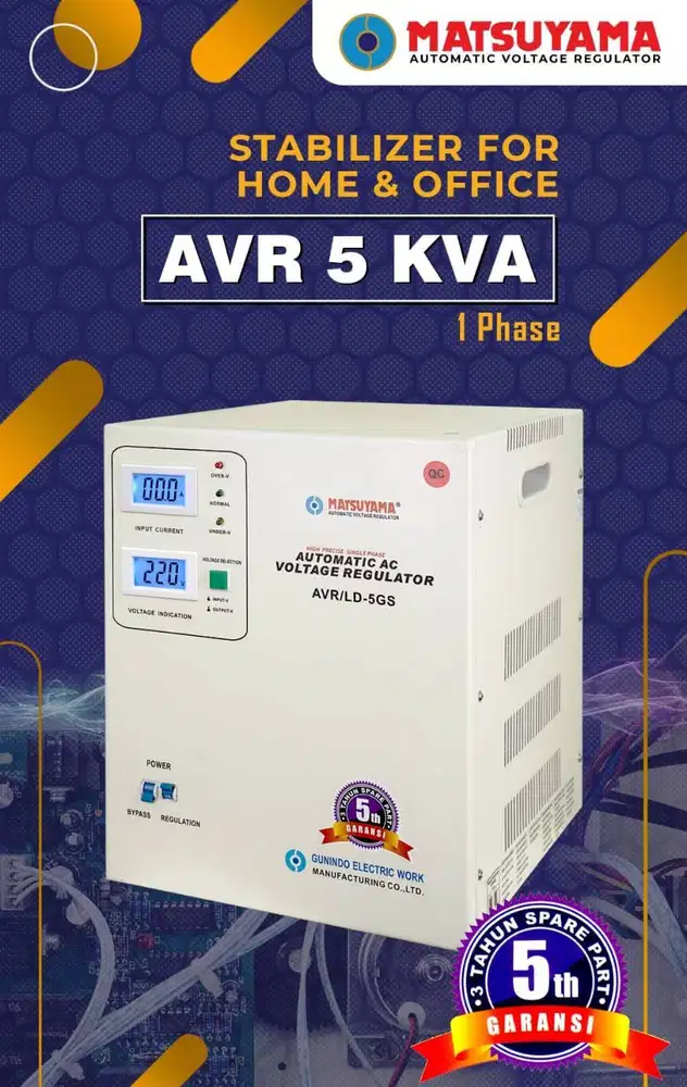 5000Watt - 5kva stabilizer MATSUYAMA