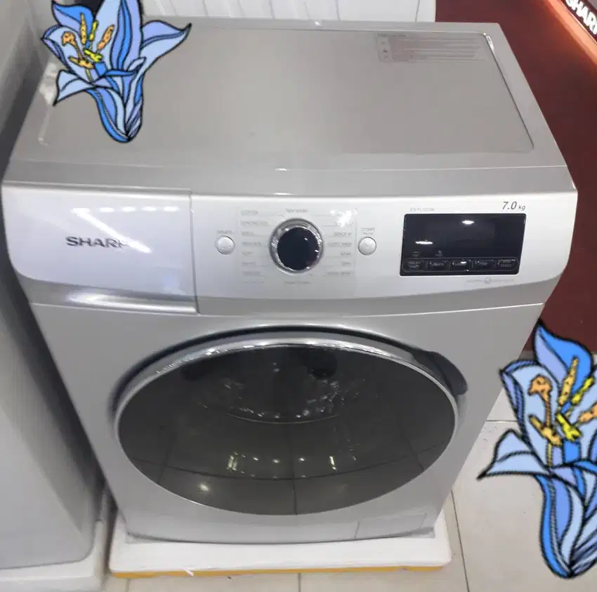 Mesin Cuci Sharp ES FL1073 7Kg EcoLogic 3 Way