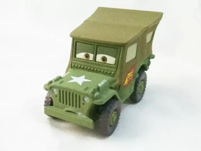 SARGE JEEP WILLYS  MB CARS DIE- CAST ORIGINAL MATTEL  1 : 55