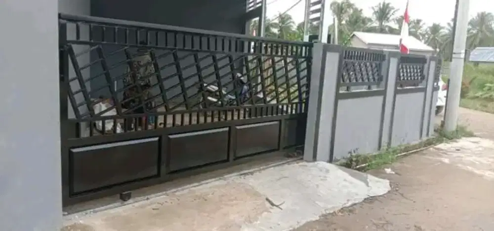 Pagar Dorong minimalis